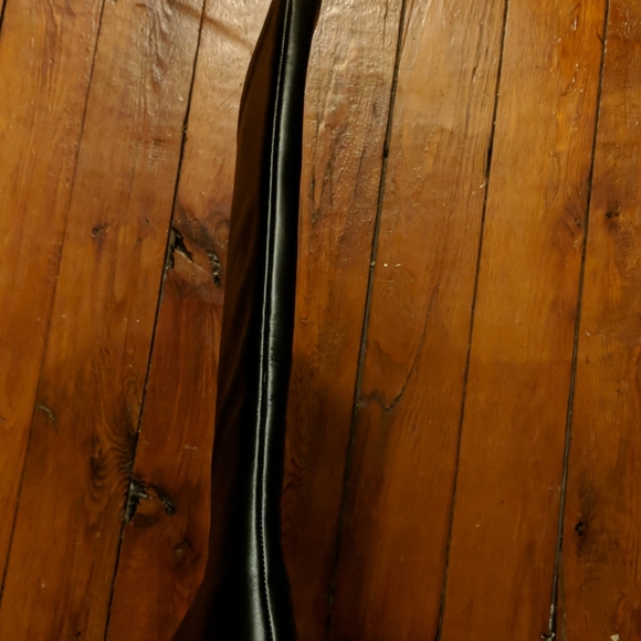 Colin Stuart Tall black leather boots, sz 7.5 - Picture 10 of 11